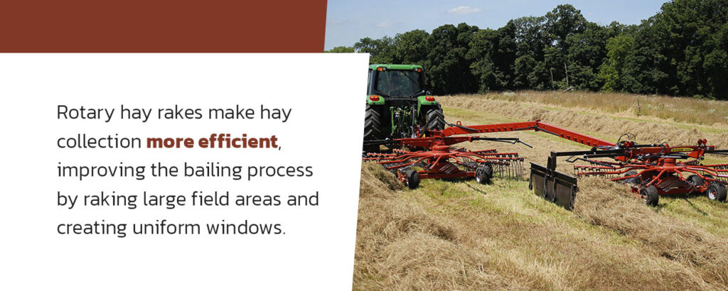 The Advantage of Rotary Rakes - Pequea Machine